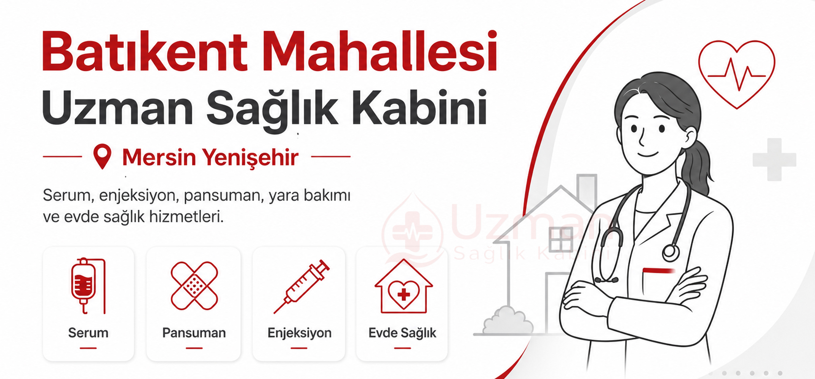 Mersin Yenişehir Batıkent Mahallesi Uzman Sağlık Kabini
